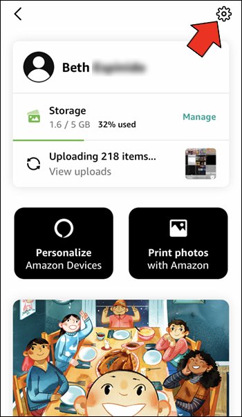 So aktivieren Sie die Option zum automatischen Speichern von Amazon Photos