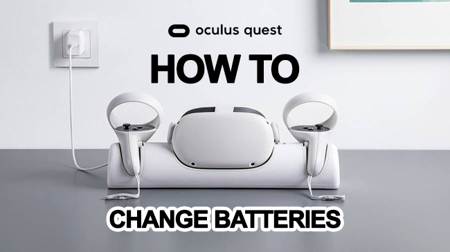 So wechseln Sie die Batterien der Oculus Quest 2