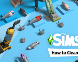 So entfernen Sie Staub in Sims 4