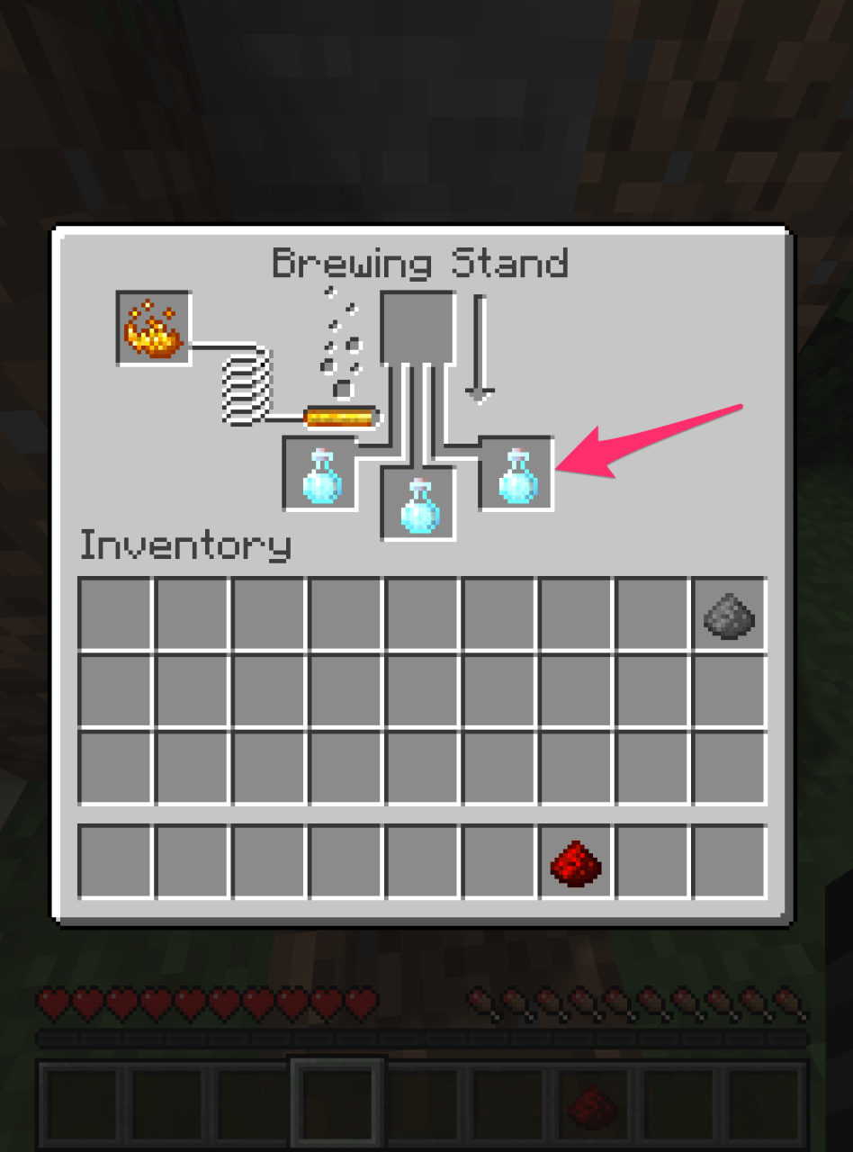 Wie man in Minecraft einen Feuerwiderstandstrank herstellt