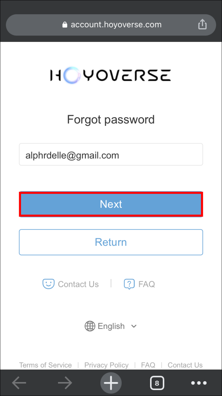 So ändern Sie eine Genshin Impact-E-Mail-Adresse und ein Passwort
